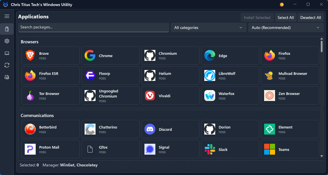 Windows Toolbox