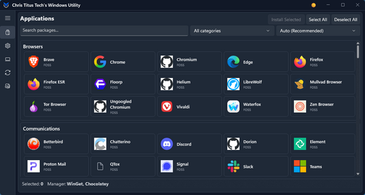 Windows Toolbox