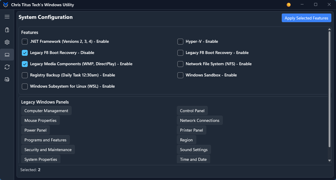 Windows Toolbox